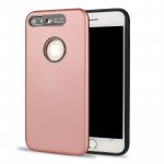iPhone 8 Plus / 7 Plus Strong Armor Case with Hidden Metal Plate (Rose Gold)